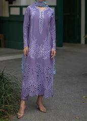 Grace S1113-Embroidered 3pc CHIKANKARI Lawn dress with Printed Munar Dupatta.