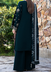 Grace W981-Embroidered 3pc Marina Dress With Printed Shawl.