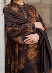 Grace W843 - Digital Printed 3pc Karandi Dress With Digital Printed Karandi Shawl.