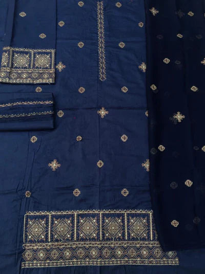 Grace S562-Embroidered 3pc Lawn dress with Embroidered chiffon dupatta.