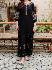 Grace W370-Embroidered 2pc khaddar dress