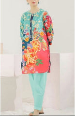 Grace W674- Digital Printed 3pc KOTAIL dress with Digital printed KOTAIL dupatta