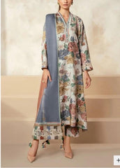 Grace S1059-Digital Printed 3pc swiss Lawn Dress with Printed Munar Dupatta.