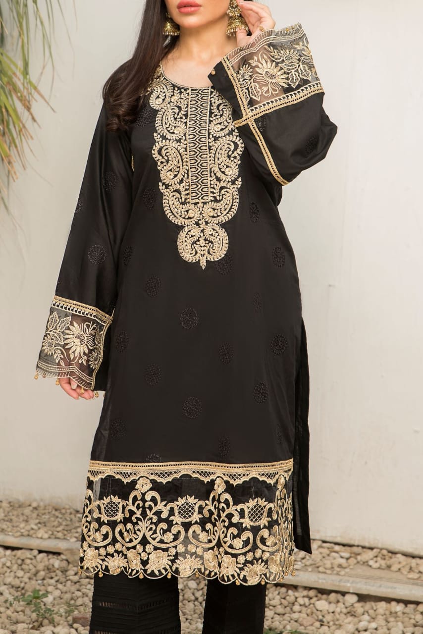 Grace S1083-Embroidered 2pc Lawn Dress.