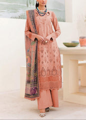 Grace S1120-Embroidered 3pc CHIKANKARI Lawn dress with Printed Munar Dupatta.