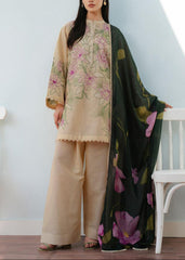 Grace S1128-Embroidered 3pc Lawn Dress With Printed Munar Dupatta.