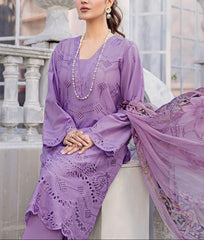 Grace S1148-Embroidered 3pc CHIKANKARI Lawn Dress With Printed Munar Dupatta.
