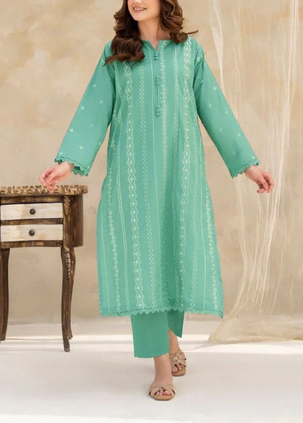 Grace S1168-Embroidered 2pc Lawn Dress