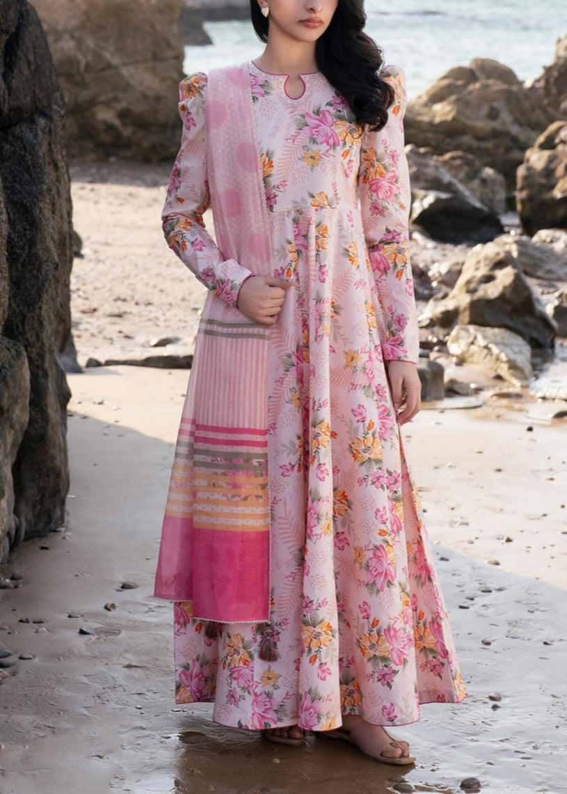 Grace S1170-Digital Printed 3pc Lawn Dress With Digital  Printed Lawn Dupatta.