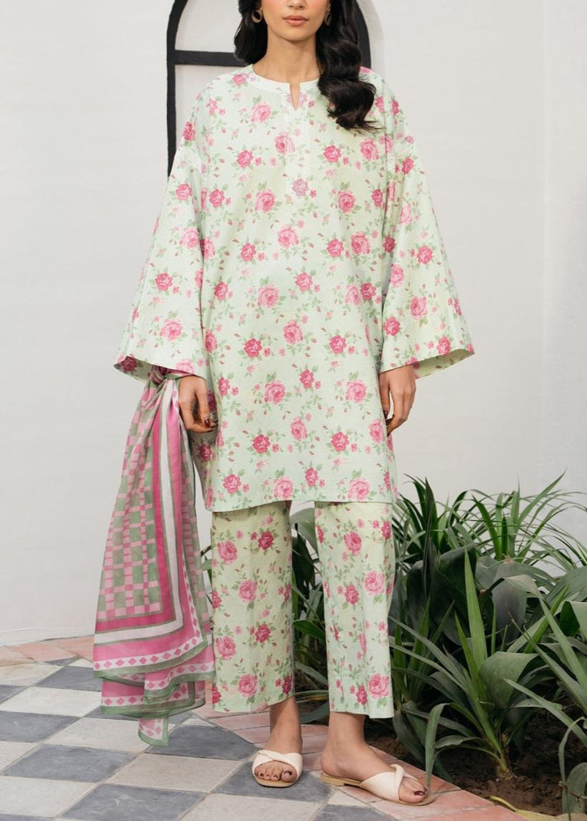 Grace S1171-Digital Printed 3pc Lawn Dress With Digital  Printed Lawn Dupatta.