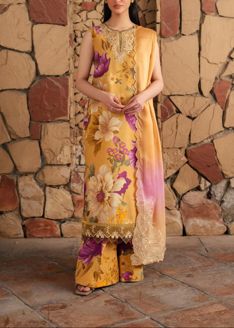 Grace S1178-Digital Printed 3pc Lawn Dress With Digital  Printed Lawn Dupatta.
