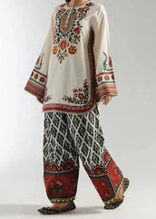 Grace W963- Digital Printed 2pc Karandi Dress.