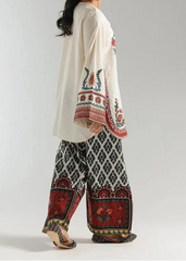 Grace W963- Digital Printed 2pc Karandi Dress.