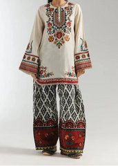 Grace W963- Digital Printed 2pc Karandi Dress.