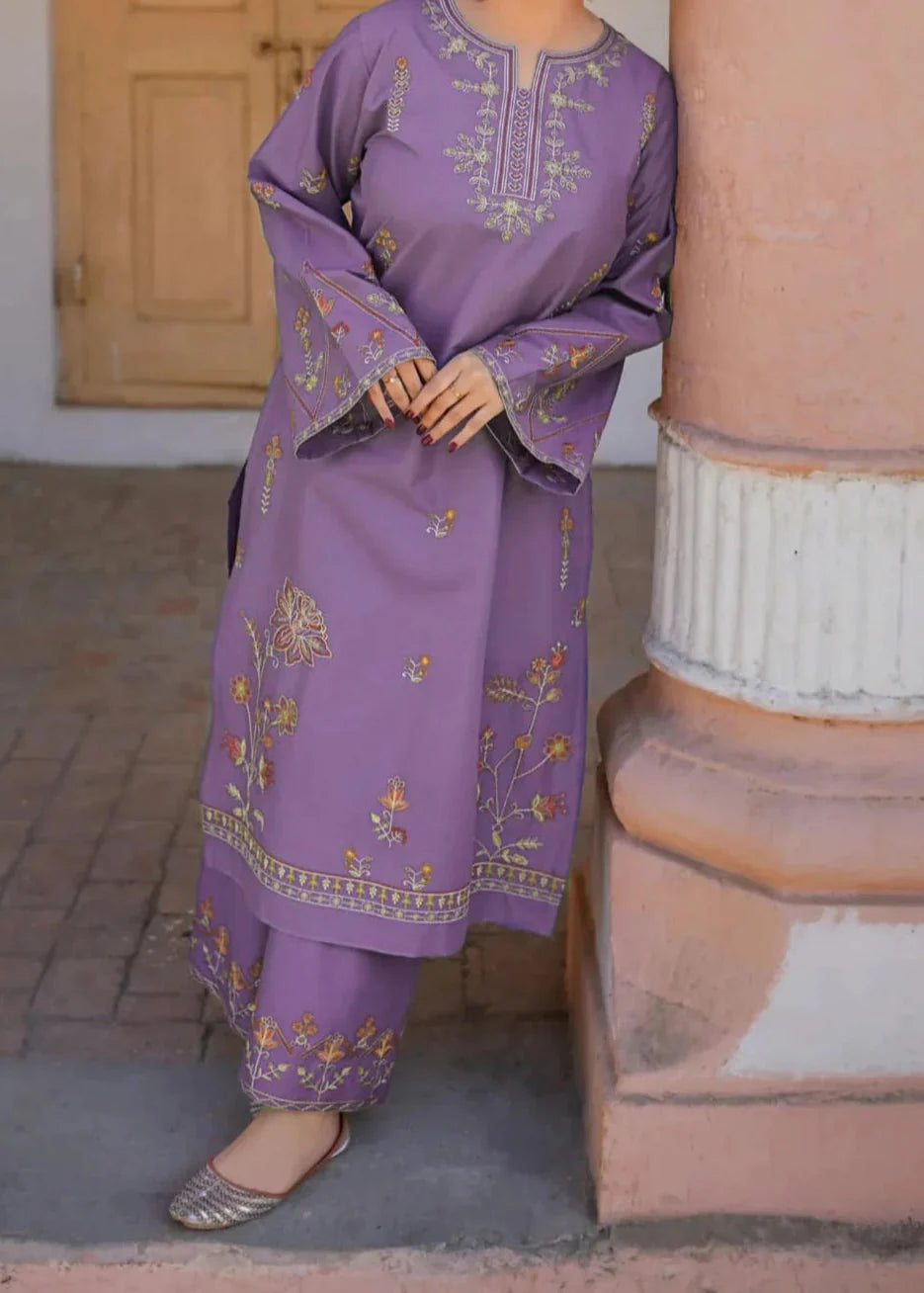 Grace W705-Embroidered 2pc Marina Dress