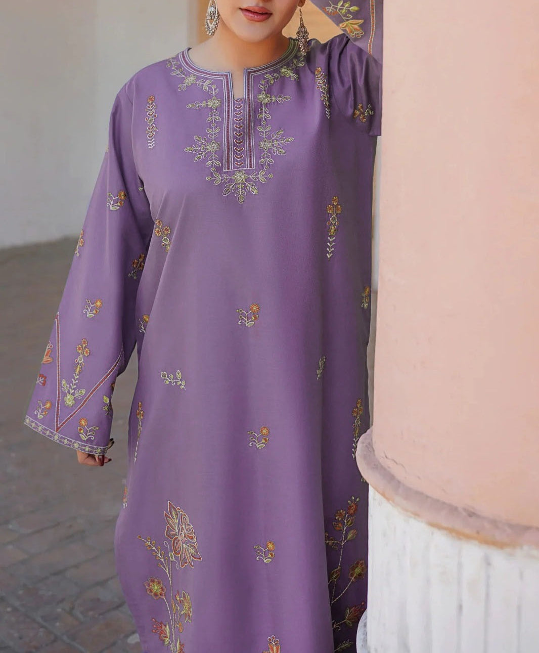 Grace S1215-Embroidered 2pc Lawn Dress