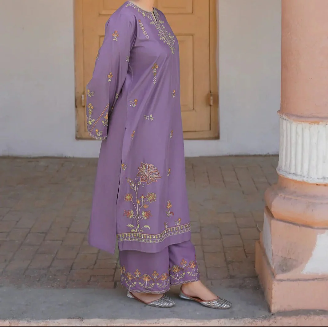 Grace W705-Embroidered 2pc Marina Dress