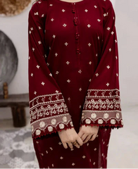Grace Z(S1217)- Stitched Embroidered 2pc Lawn Dress