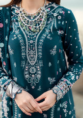 Grace S1234-Embroidered 3pc Lawn Dress With Embroidered Chiffon Dupatta.