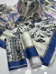 Grace W728 - Digital Printed 3pc Silk dress With Digital Printed Silk dupatta.