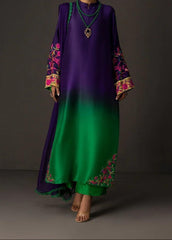 Grace W732 - Digital Printed 3pc Silk dress With Digital Printed Silk dupatta.