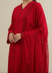 Grace W852-Embroidered 3pc Chikankari Marina Dress With Embroidered  Chikankari Chiffon Dupatta.
