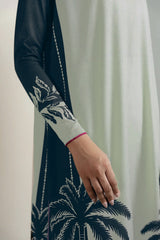 Grace W730 - Digital Printed 3pc Silk dress With Digital Printed Silk dupatta.