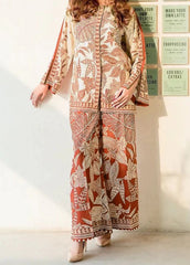 Grace W699 - Digital Printed 3pc Silk dress With Digital Printed Silk dupatta.