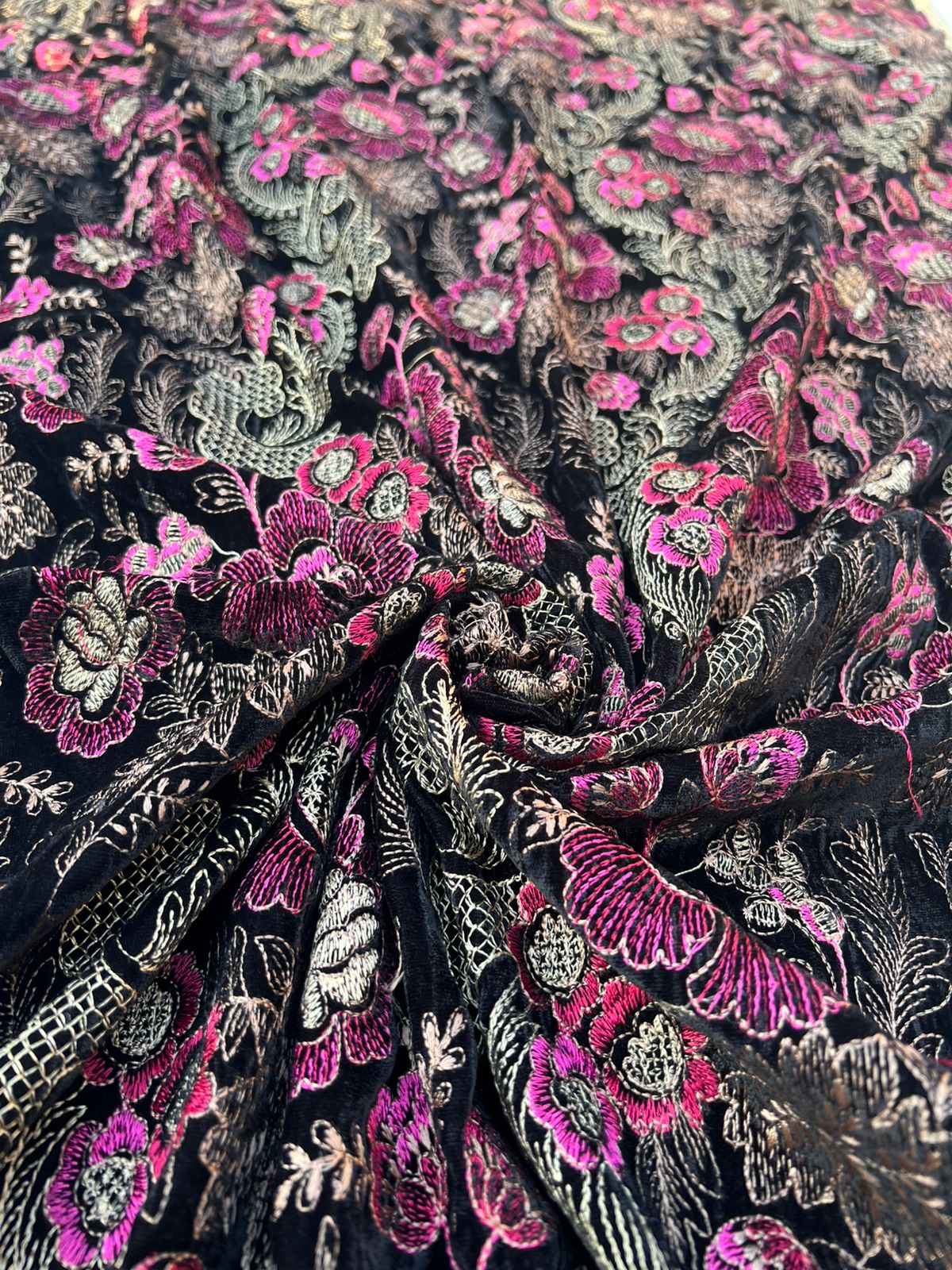 Sarinnah Premium 04- Embroided Fine quality Velvet shawl.