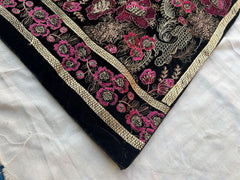 Sarinnah Premium 04- Embroided Fine quality Velvet shawl.