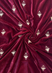 Sarinnah Premium 86-Embroided Fine quality Velvet shawl.