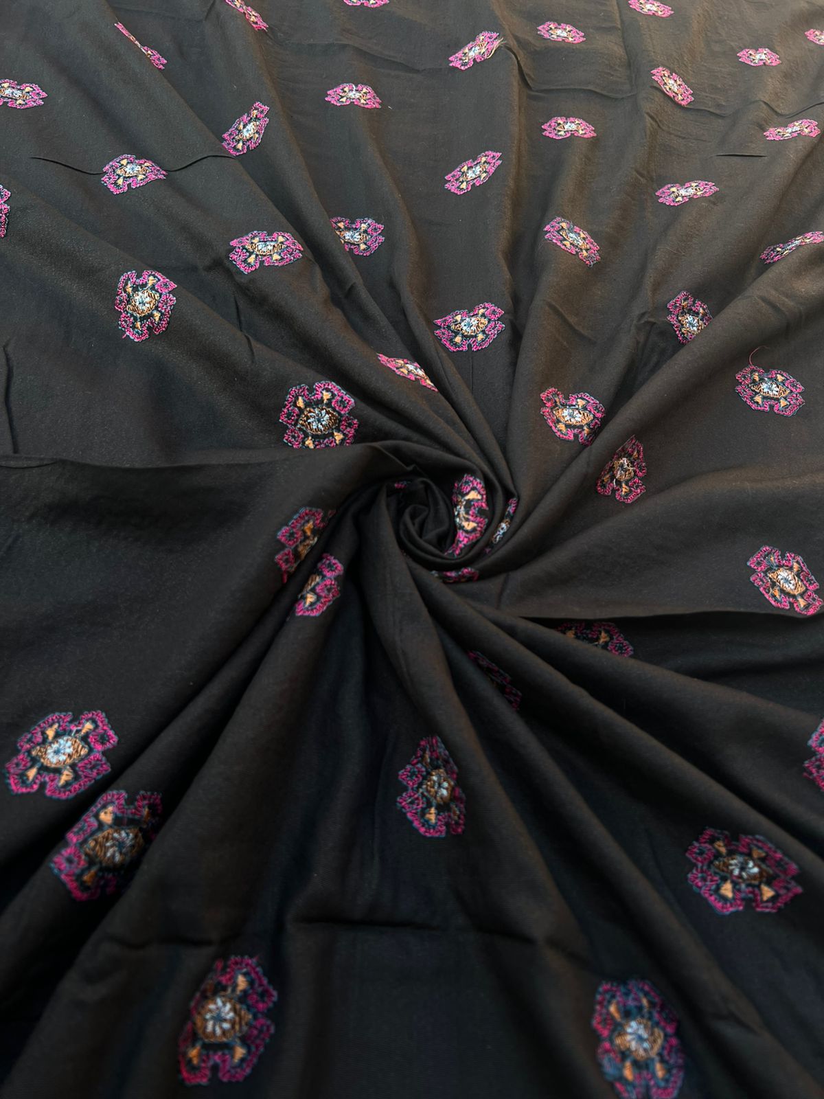 Sarinnah Premium D60-Luxury Formal Heavy Embroidered Karandi Shawl.