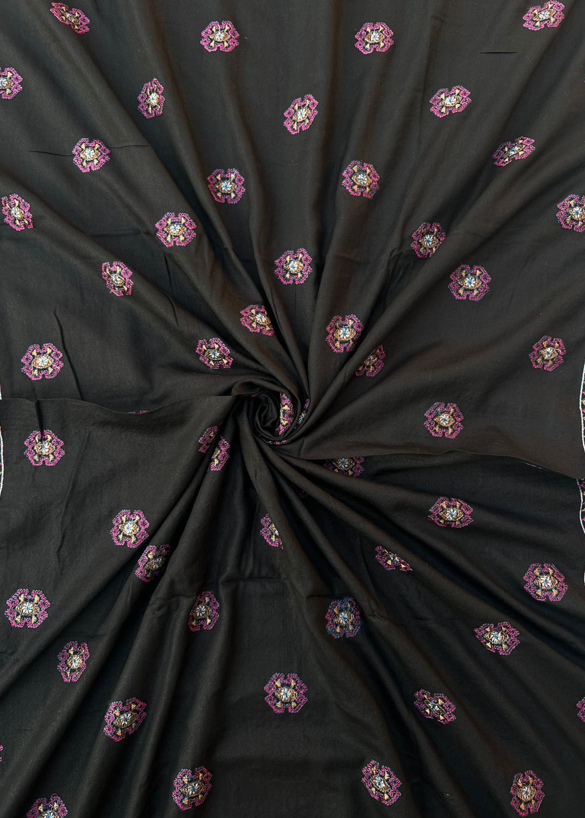 Sarinnah Premium D60-Luxury Formal Heavy Embroidered Karandi Shawl.
