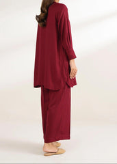 C-S 035- STITCHED 2PC DHANAK CO-ORD SET.
