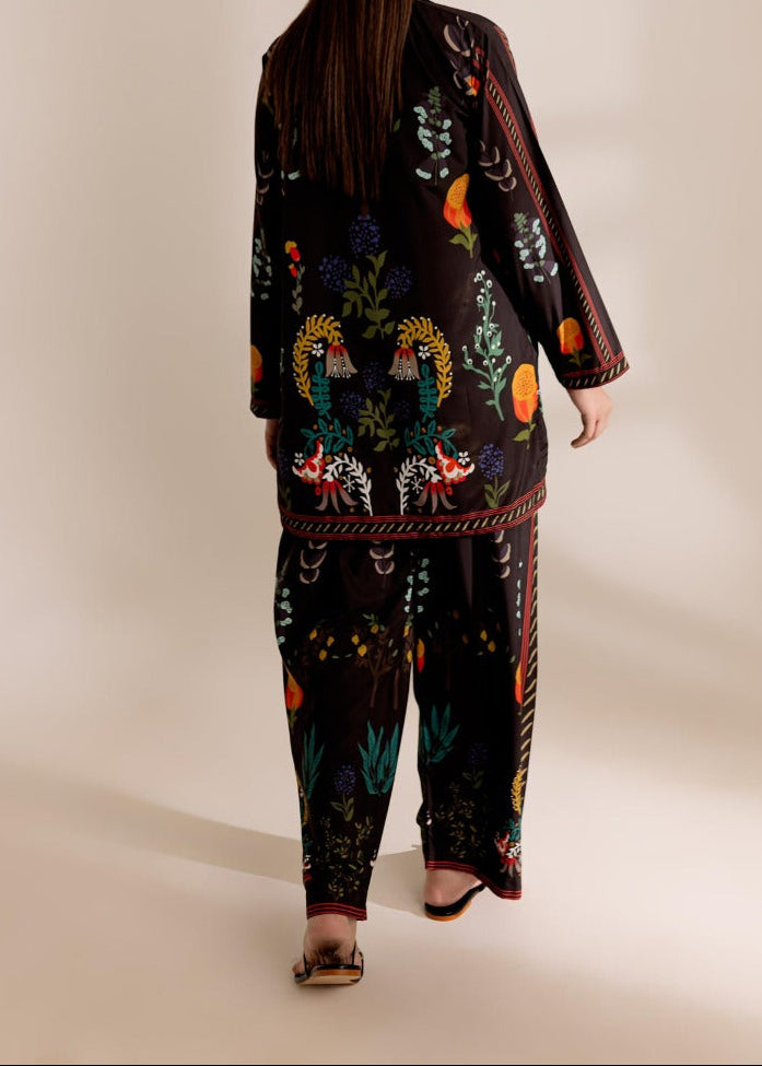 CS-102 MAYA- STITCHED 2PC PRINTED CO-ORD SET.