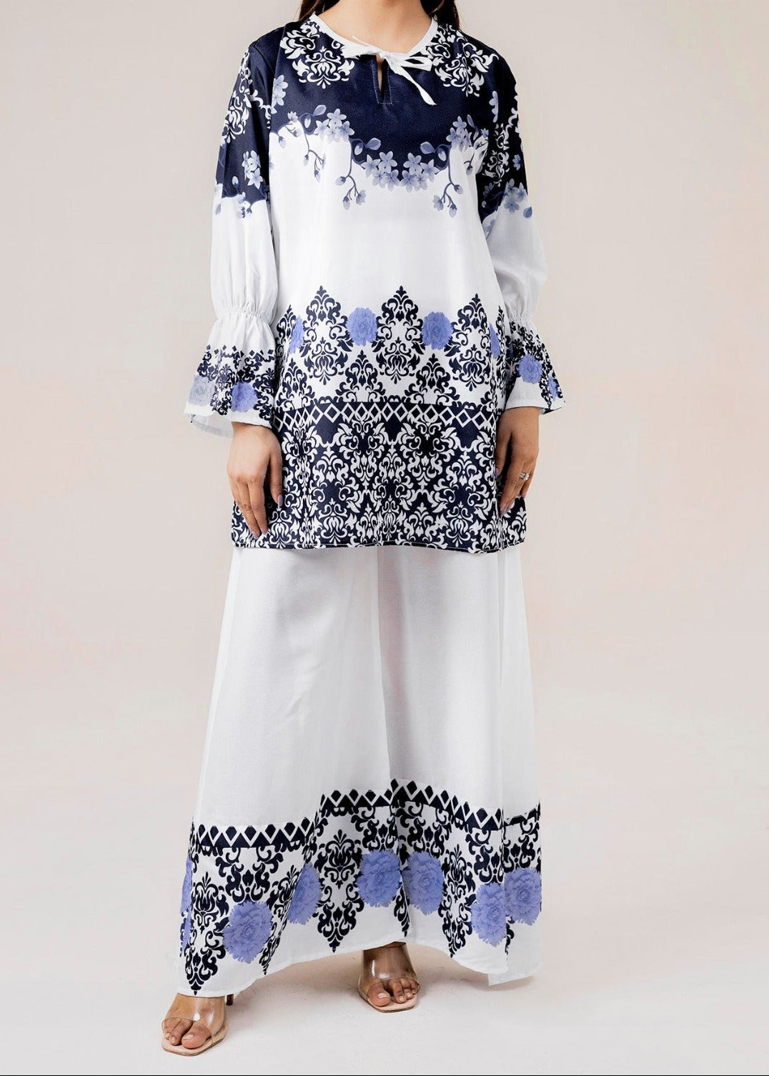 CS-104 ELINA- STITCHED 2PC PRINTED CO-ORD SET.
