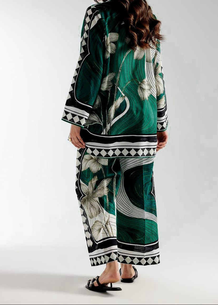 CS-105 EMIRA- STITCHED 2PC PRINTED CO-ORD SET.