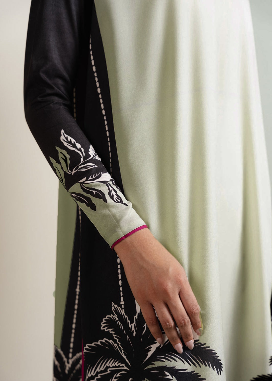 CS-107 BLOOM- STITCHED 2PC PRINTED CO-ORD SET.