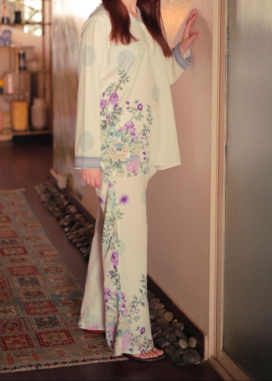 CS-112 ZOYA- STITCHED 2PC PRINTED CO-ORD SET.