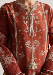Grace S1330-Embroidered 3pc Lawn Dress With Printed Lawn Dupatta.