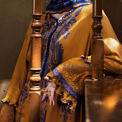 Grace S1343-Embroidered 3pc Lawn Dress With Printed Lawn Dupatta.
