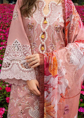 Grace S1379 - Embroidered 3pc Lawn Dress With Printed Lawn Dupatta.