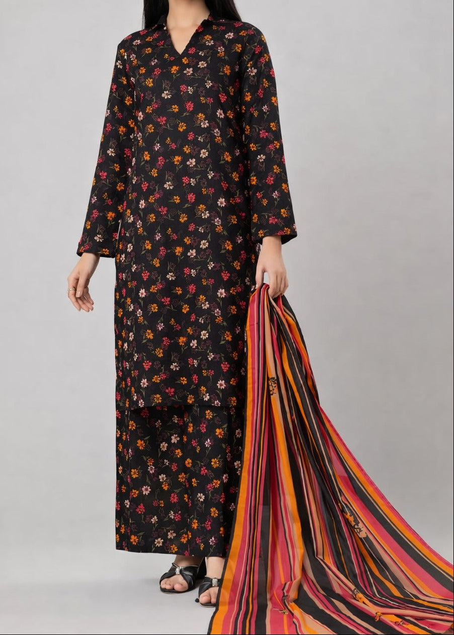 Grace S1388 - Digital Printed 3pc Lawn Dress With Printed Lawn Dupatta.