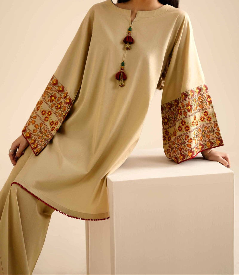 Grace S1410 - Embroidered 2pc lawn dress.