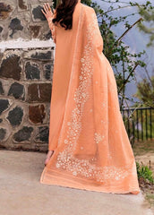 Grace S1442-Embroidered 3pc Lawn Dress With Printed Lawn Dupatta.