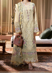 Grace S1449 - Embroidered 3pc CHIKANKARI Lawn Dress With Printed Lawn Dupatta.