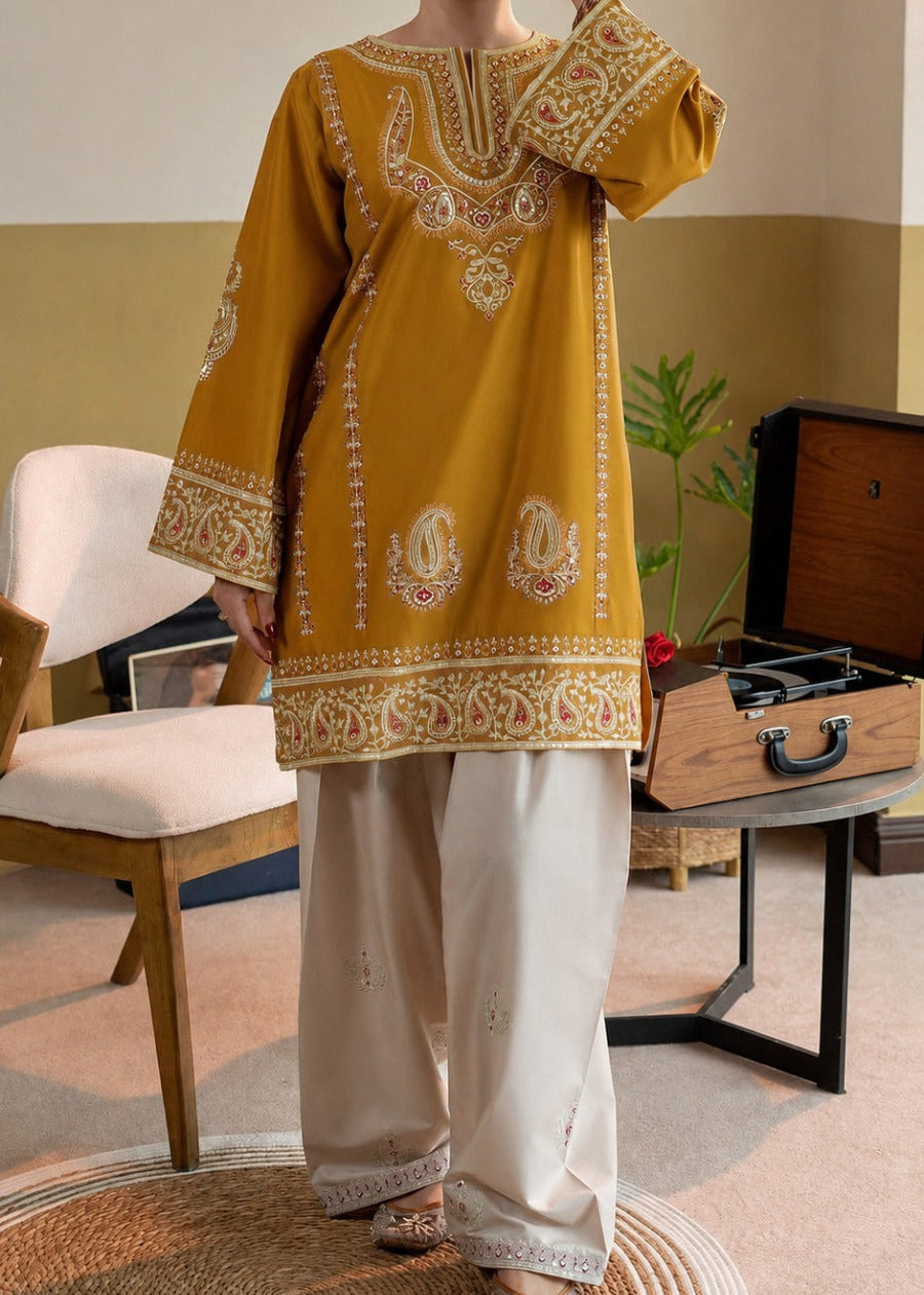 Grace S1472 - Embroidered 2pc lawn dress.