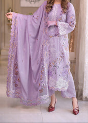 Grace S1482 - Embroidered 3pc CHIKANKARI Lawn Dress With Embroidered Cotton Net Dupatta.
