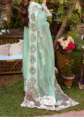 Grace S1484 - Embroidered 3pc Lawn Dress With Embroidered Khadi Net Dupatta.