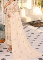 Grace S1496 - Embroidered 3pc CHIKANKARI Lawn Dress With Printed Lawn Dupatta.